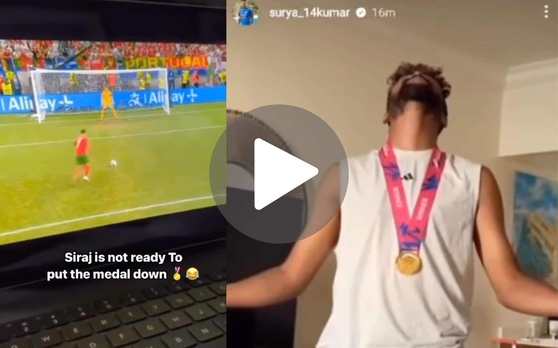 [Watch] Ronaldo's Euro 2024 Penalty Vs Oblak Leaves Siraj Animated With World Cup Medal On